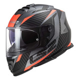 Casco Ls2 Storm Racer Naranja