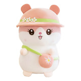 Muñeco Peluche Hamster Rosa 40cm Calidad Premium