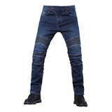 Pantalón Motociclista Jeans Kevlar Con Protecciones