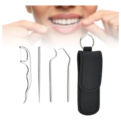 Limpieza Dental Elimina Sarro Herramientas Estuche Portátil | MercadoLibre