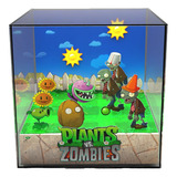 Cubo Diorama Plants Vs Zombies