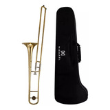 Trombone Vara Michael Wtbm35 Afinação Bb Laqueado + Case