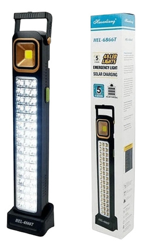 Lámpara Luz Solar De Emergencia Recargable 48 Led Foco Usb C