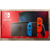 Nintendo Switch Japonês V2 Completo Na Caixa