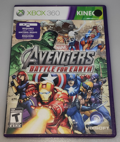 Jogo Kinect Marvel Avengers (xbox 360, Mídia Física)