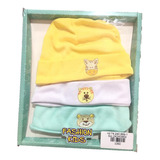 Set De Gorros Gorritos Para Bebe X3 