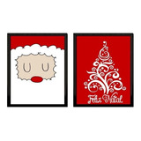 Kits Quadro Decorativo Natal Natalino Arvore