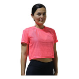 Camiseta Crop Top Flex Alma Fit 