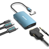 Avacon Hub Usb C, Concentrador Usb Tipo C 6 En 1 4k Hdmi Vg.