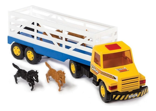 Camion Transporte De Animales Lionel´s N211 Color Amarillo