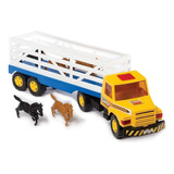 Camion Transporte De Animales Lionel´s N211 Color Amarillo