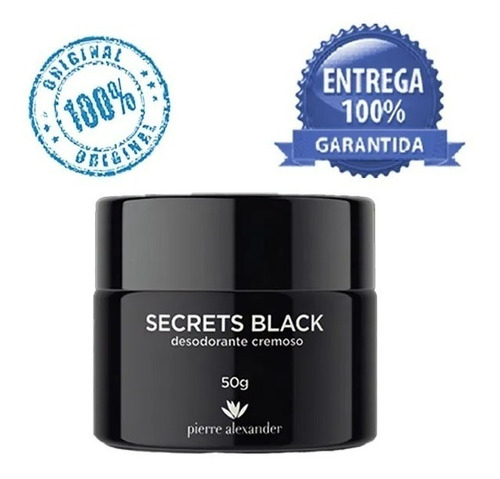 Desodorante Cremoso Antitranspirante Secrets Black