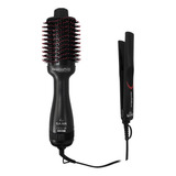 Kit Gama Eleganza Plus - Escova Brush 1300w + Prancha 220ºc