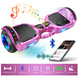 Patineta Eléctrica Hoverboard Con Bluetooth Luces Led/350w