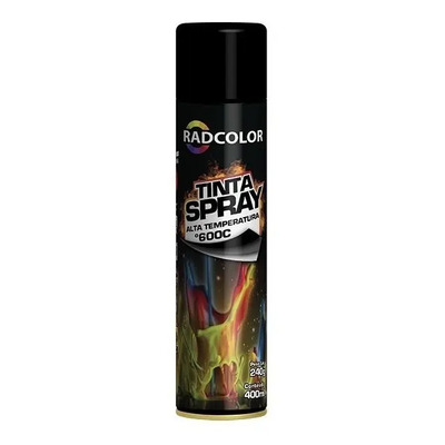 Tinta Metálica, Alta Temperatura, Luminosa Radcolor Sprai Gg | MercadoLivre
