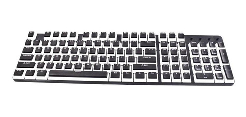 Pudding Keycaps Set 104keys Double Color Opaco Negrob Negrob