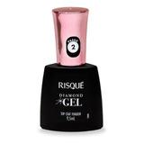 Esmalte Risque Diamond Gel Top Coat Fixador 9,5ml