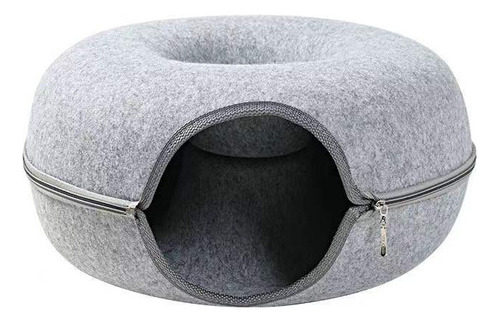 Donut Cat Bed Pet Cat Tunnel, Juego Interactivo Con Forma De