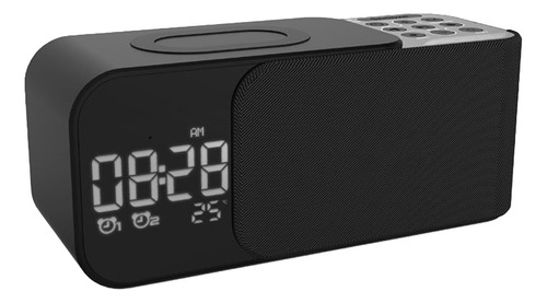 Radio Fm Estéreo Digital, Despertador, Altavoz Con Luz Noctu