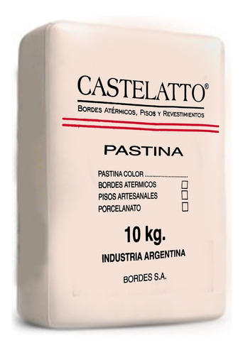 Pastina Atermica Para Solarium Bordes Atermicos 10 Kg