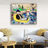 Cuadro Decorativo Moderno Alec Monopoly M1 80x 60