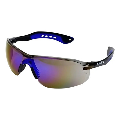 Óculos De Sol Ciclista Esportivo Ciclismo Corrida Uv400 C/ca Azul/espelhado Azul