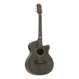 Guitarra Electroacústica Strinberg Black Sa200c Para Diestros Tobacco Laurel Indio