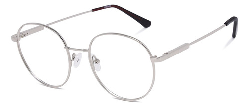 Armação E Óculos Masculino Para Grau Memory Titanium Redonda