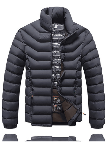 Chaqueta Parka Hombre Mujer Impermeable Ymoss Luminic Negro