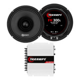 Kit Par Alto Falante Fh 300s 150w Rms E Taramps Ts 400x4