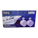 Bocinas Marinas 8 Pulgadas Krack Krs-8300w Blanca 1 Par 