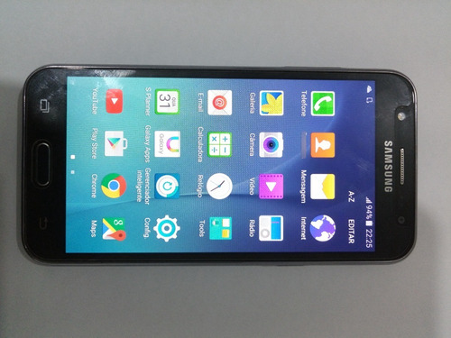 Samsung Galaxy J5 16gb Preto Funcionando Tudo  Frete Grátis