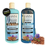 Combo Shampoo+ Aco Han Semillas De Lino- Humectante X 500ml