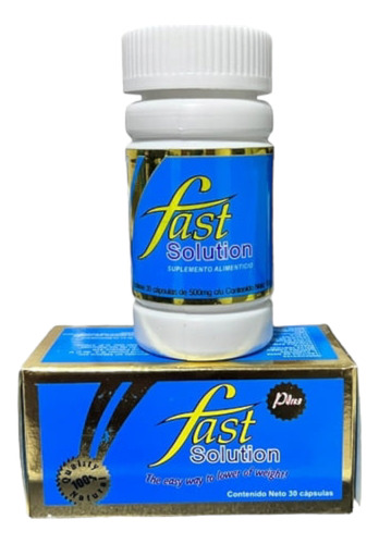 Suplemento En Cápsulas Natura Vive  Control De Peso Fast Solution L Carnitina En Frasco