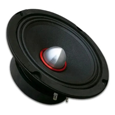 Par De Medios Rangos De 8'' 350w. Rms Rockseries Rks-r8pro Negro Con Rojo | Meses sin interés