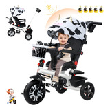 Carriola De Bebé Plegable Portátil Con Baston,triciclo Niños