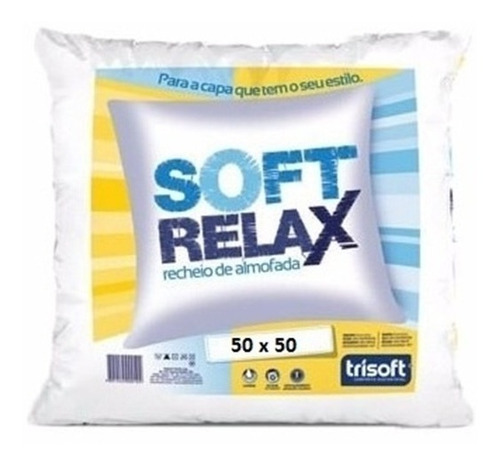 Recheio Enchimento De Almofada Soft Relax 50x50cm - Trisoft