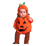 Disfraz Body Con Capucha En Forma De Calabaza De Halloween A