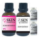 Ácido Retinoico 40% + Glicólico 40% Skincosmeticos 10ml Cada