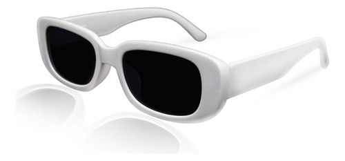 Lindo Oculos De Sol Masculino Feminino Retro Quadrado Branco