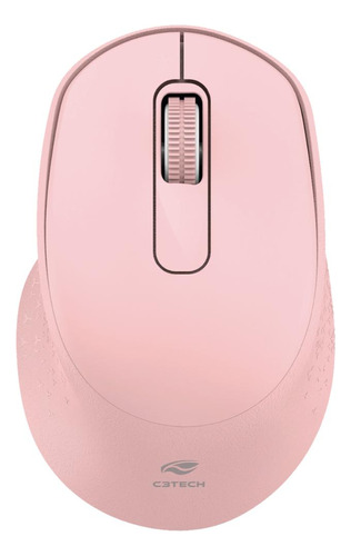 Mouse Sem Fio Bluetooth Wifi Usb Nano Rosa M-bt200 C3tech