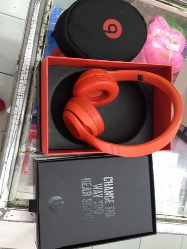 Beats Solo 3 Wireless Rojo Cítrico