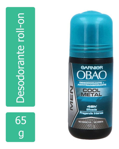 Obao Desodorante Cool - Metal Roll - On Con 65 G