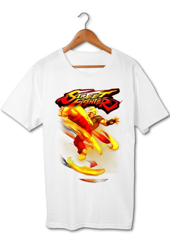 Street Fighter Ken Masters Remera Friki Tu Eres #6