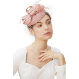2 Uds Sombrero Elegante For Mujer Diadema Velo Tocado De