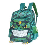 Mochila Escolar Infantil Dinossauro Costas Meninos G Up4you