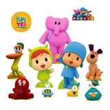 10 Figuras De Coroplast Pocoyo Fiesta Candy Bar Decoración