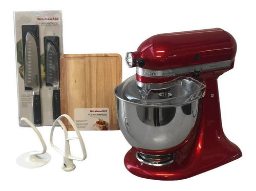 Batidora De Pedestal 10 Vel/ 4.7 L Kitchenaid Artisan Roja