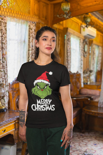 Camiseta Grinch Anti Navidad Merry N3