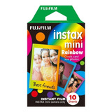 Filme Instantâneo Fujifilm Instax Rainbow Com 10 Poses